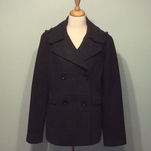 Kenneth Cole Reaction Wool Blend Pea Coat